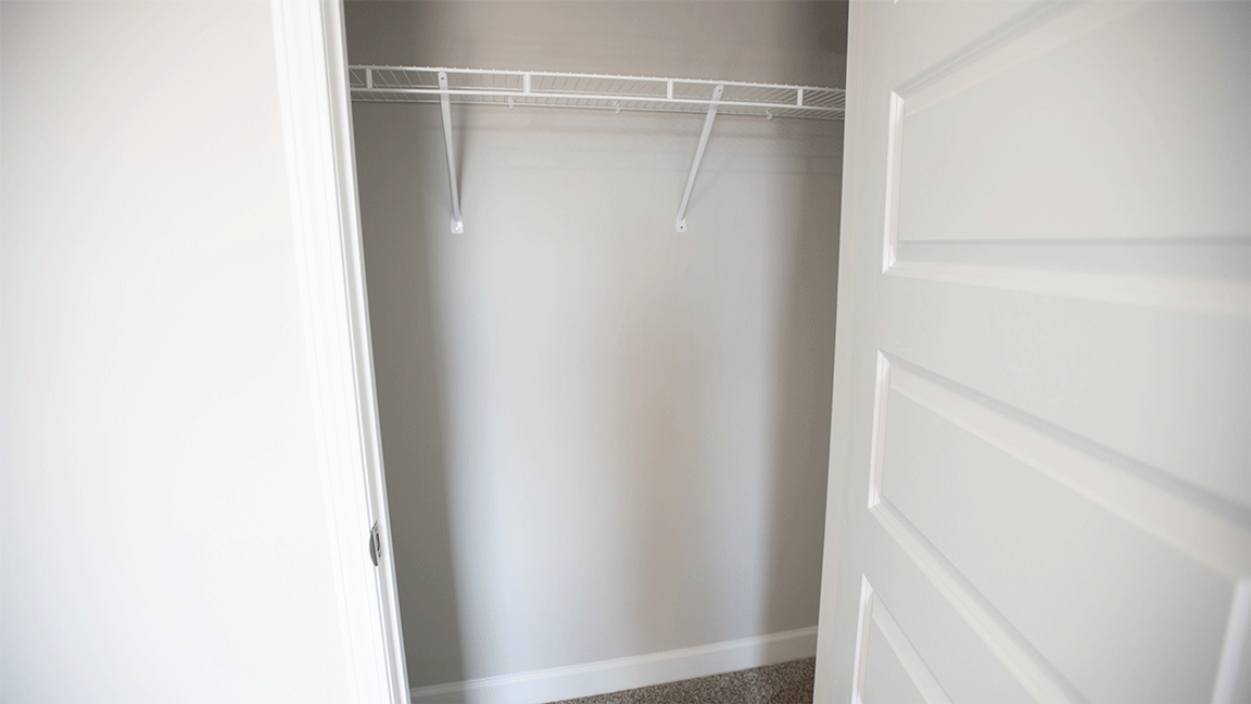 The Oxford floorplan bedroom with carpet