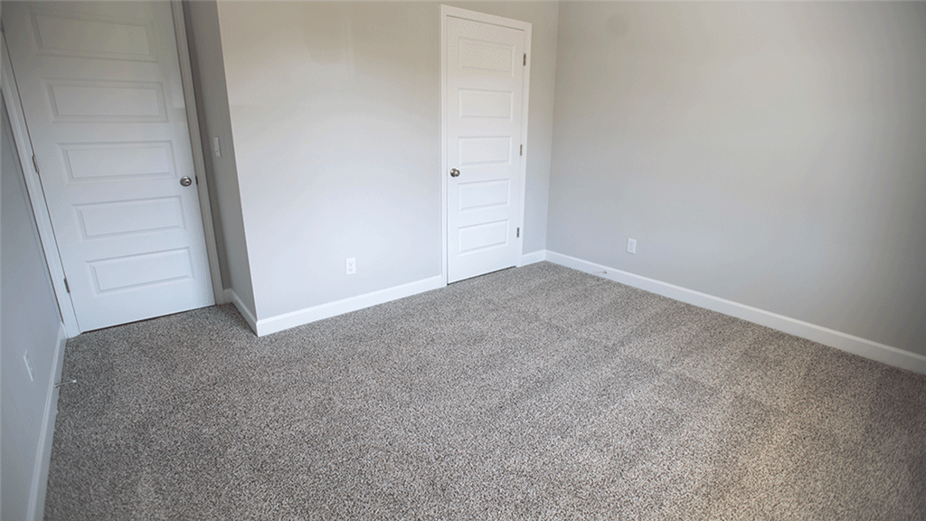 The Oxford floorplan bedroom with carpet