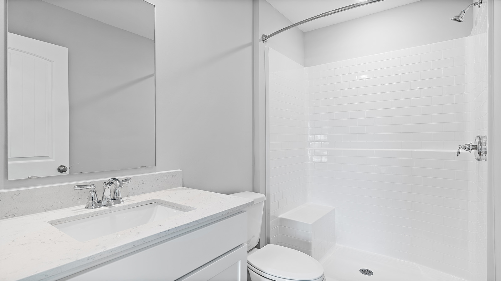 Delilah floorplan exterior preview at Sagebrush in Headland, AL. One‑story home with 1‑car garage. Representational image.