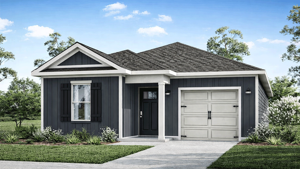 The Delilah floorplan rendering