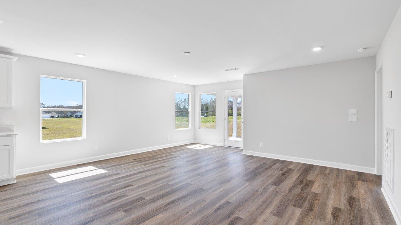 Lakeside floorplan image of living area