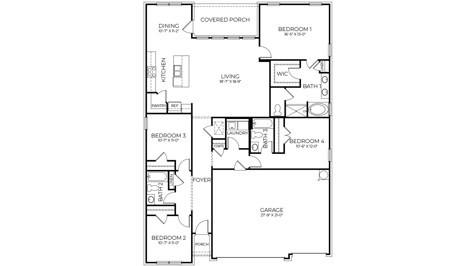 The Madison Floorplan