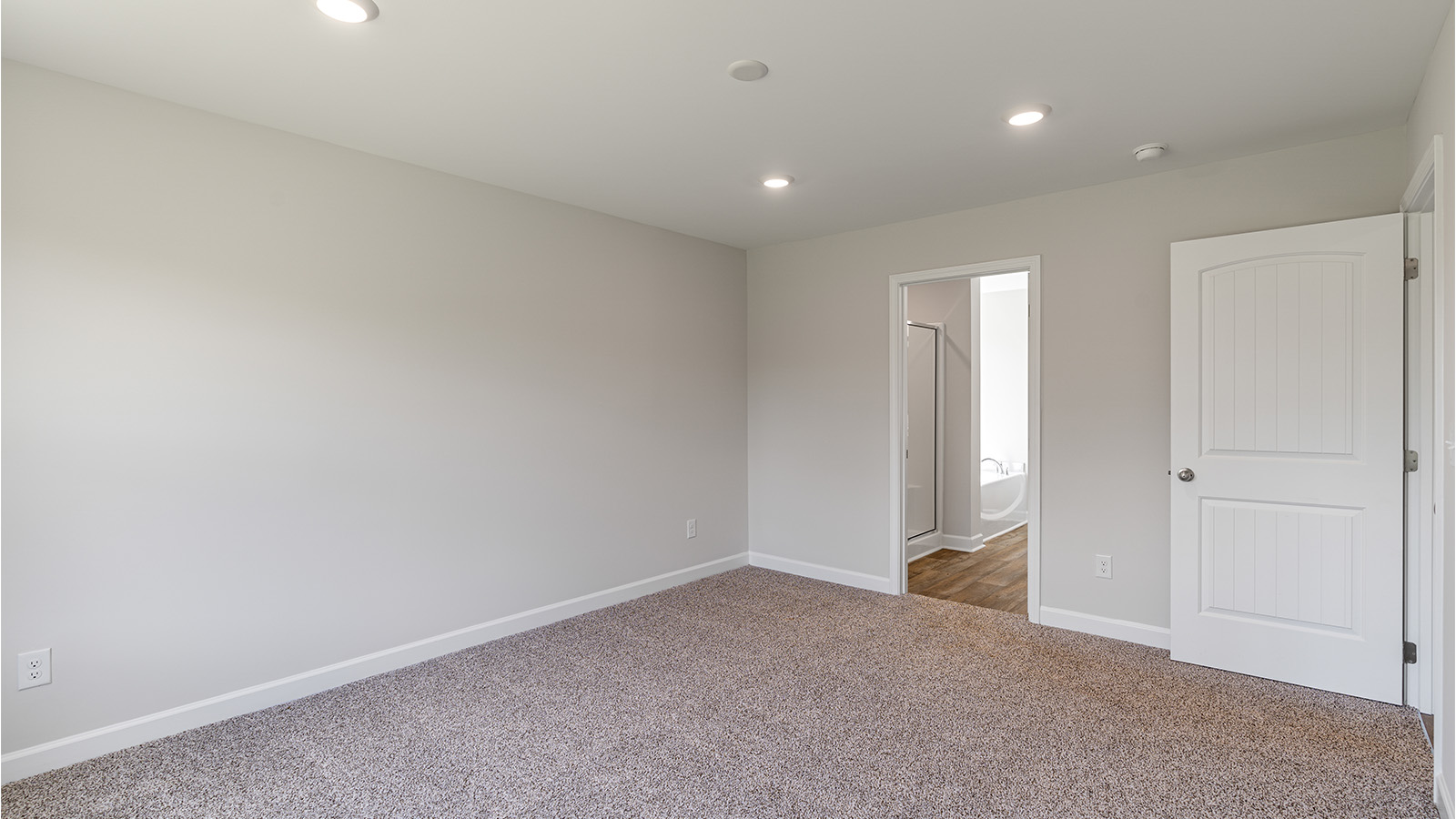 Mohawk carpeted bedrooms, natural lighting, new construction home