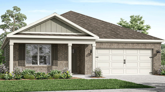 Exterior Rendering of The Beau Floorplan