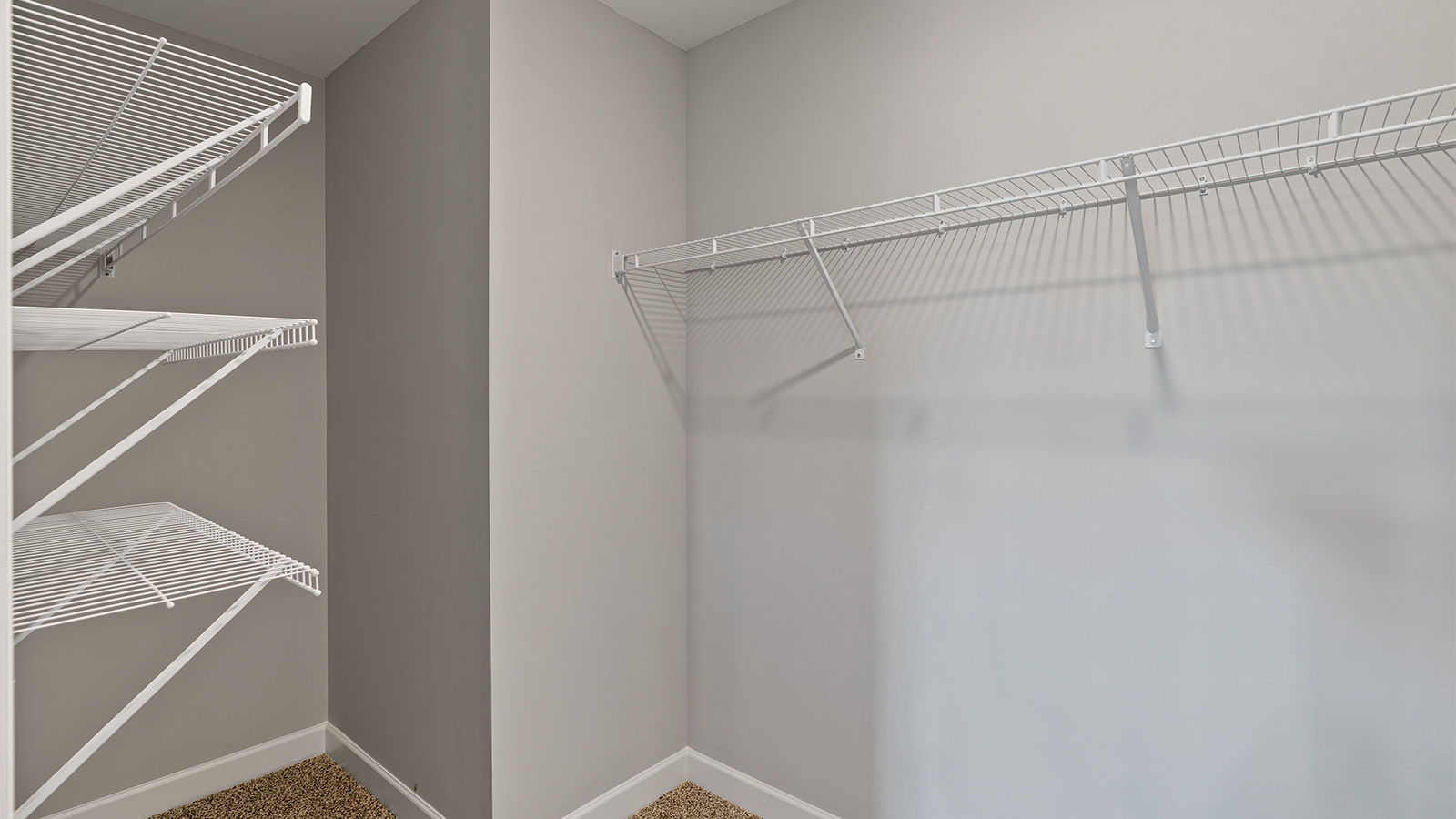 Spacious owner’s retreat with double vanity and walk in shower and closet