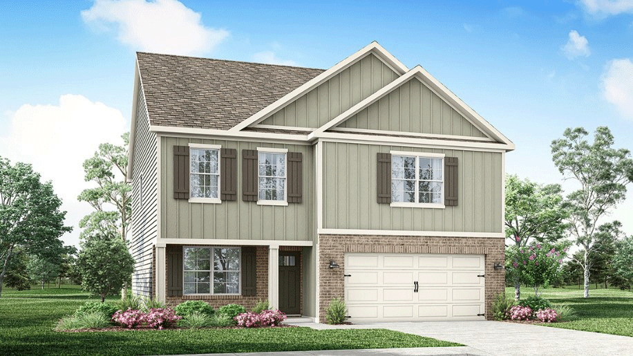 The Princeton floorplan exterior rendering