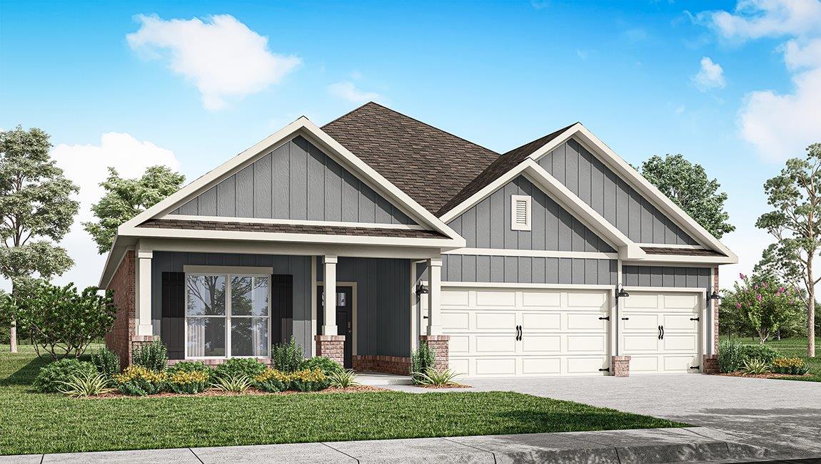 The Destin floorplan exterior rendering