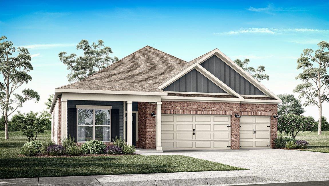 The Madison floorplan exterior rendering