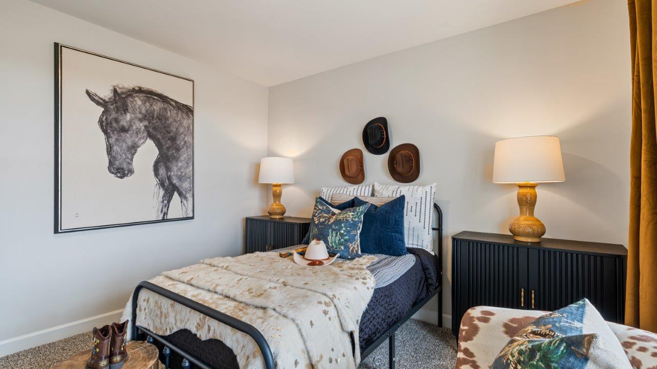 Mohawk carpeted bedrooms, natural lighting, new construction home