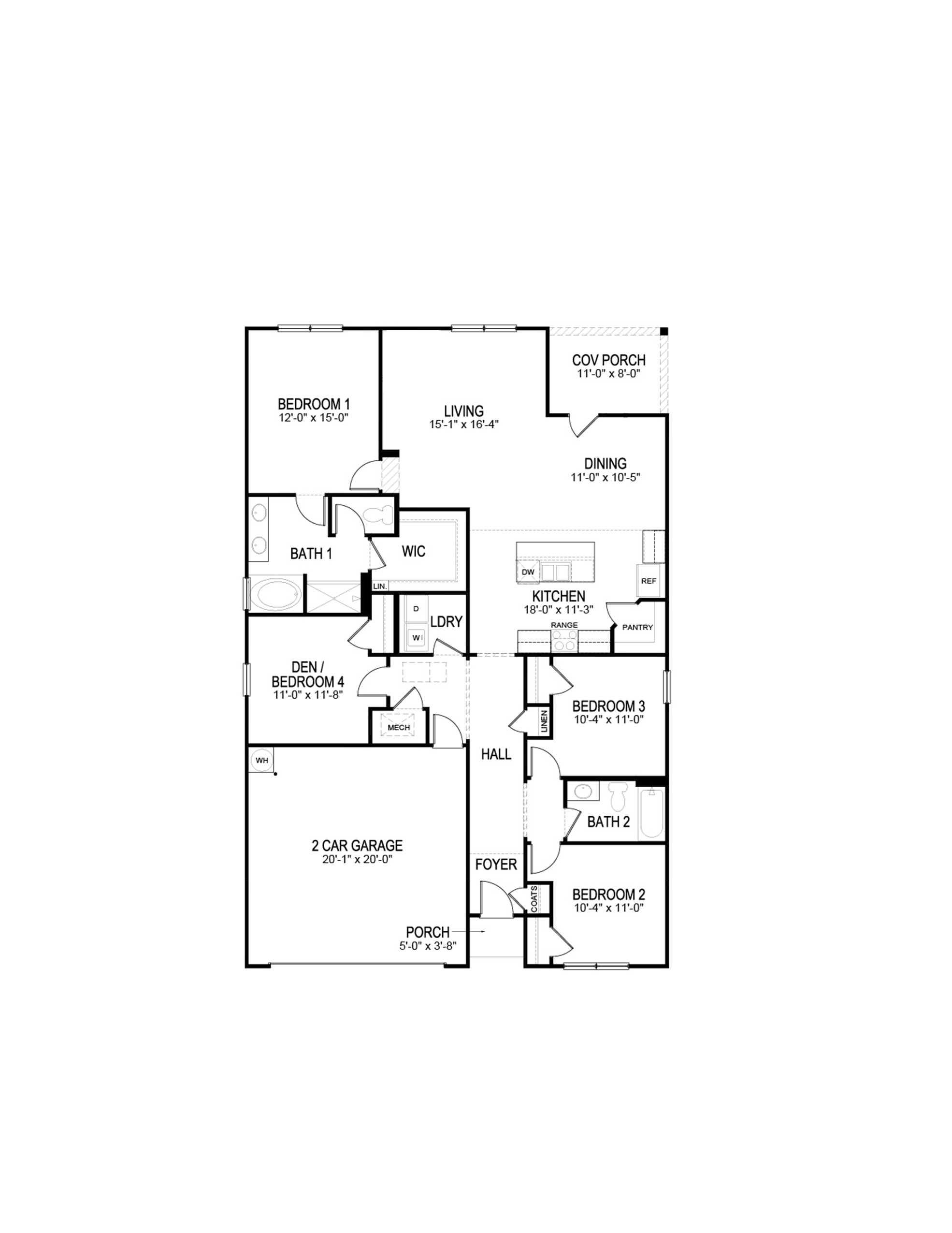 the beau floor plan