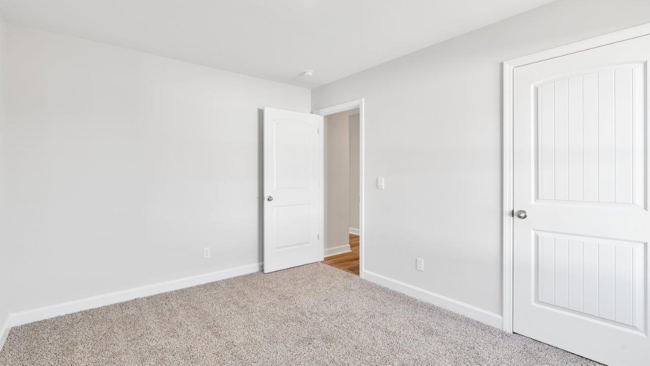 Mohawk carpeted bedrooms, natural lighting, new construction home