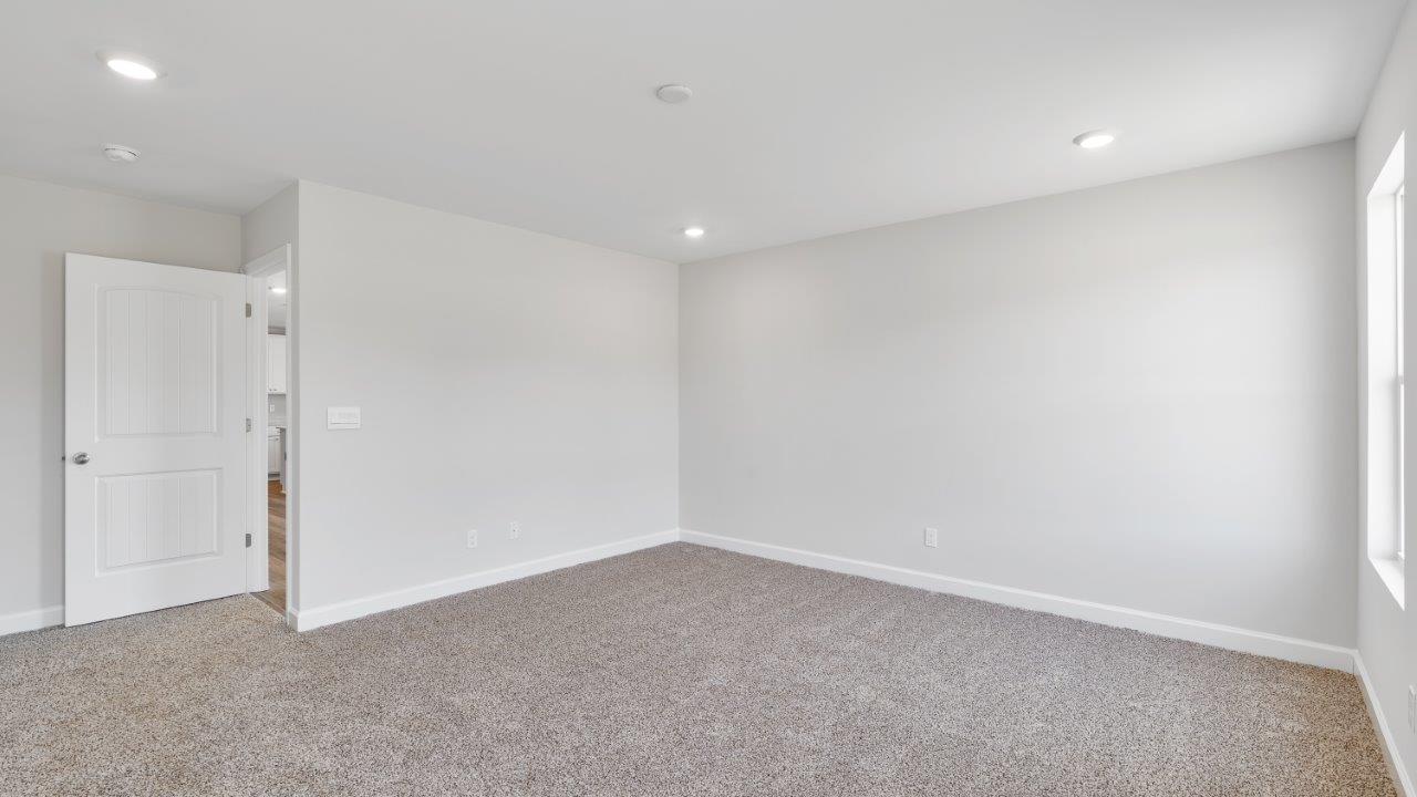 Mohawk carpeted bedrooms, natural lighting, new construction home