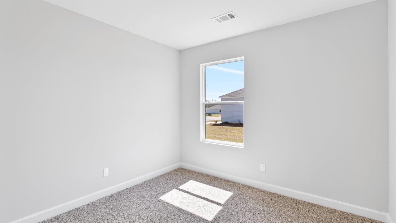 Mohawk carpeted bedrooms, natural lighting, new construction home