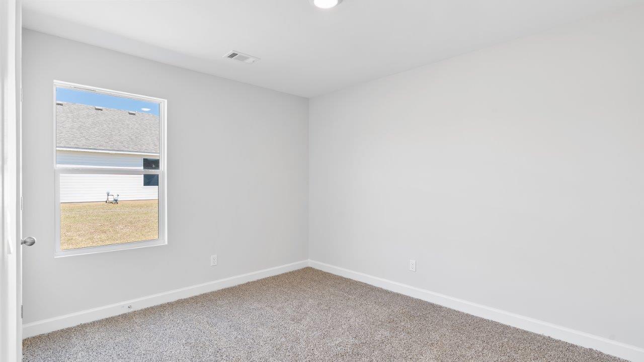 Mohawk carpeted bedrooms, natural lighting, new construction home