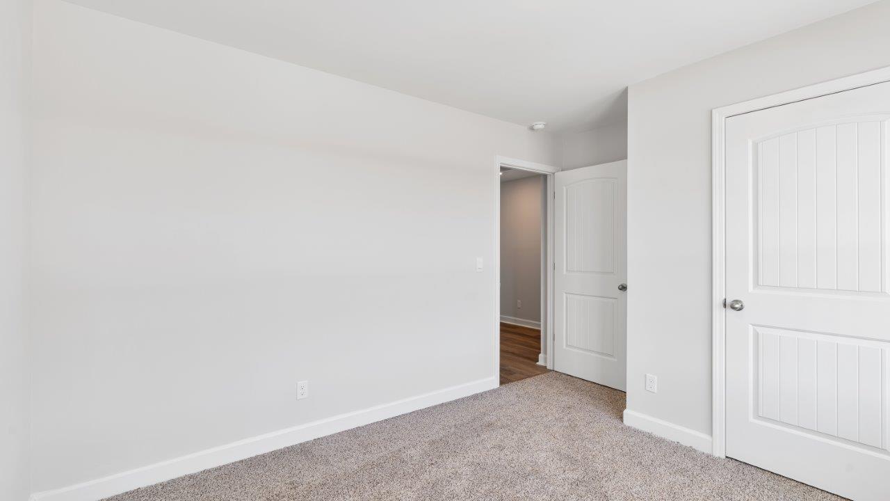 Mohawk carpeted bedrooms, natural lighting, new construction home