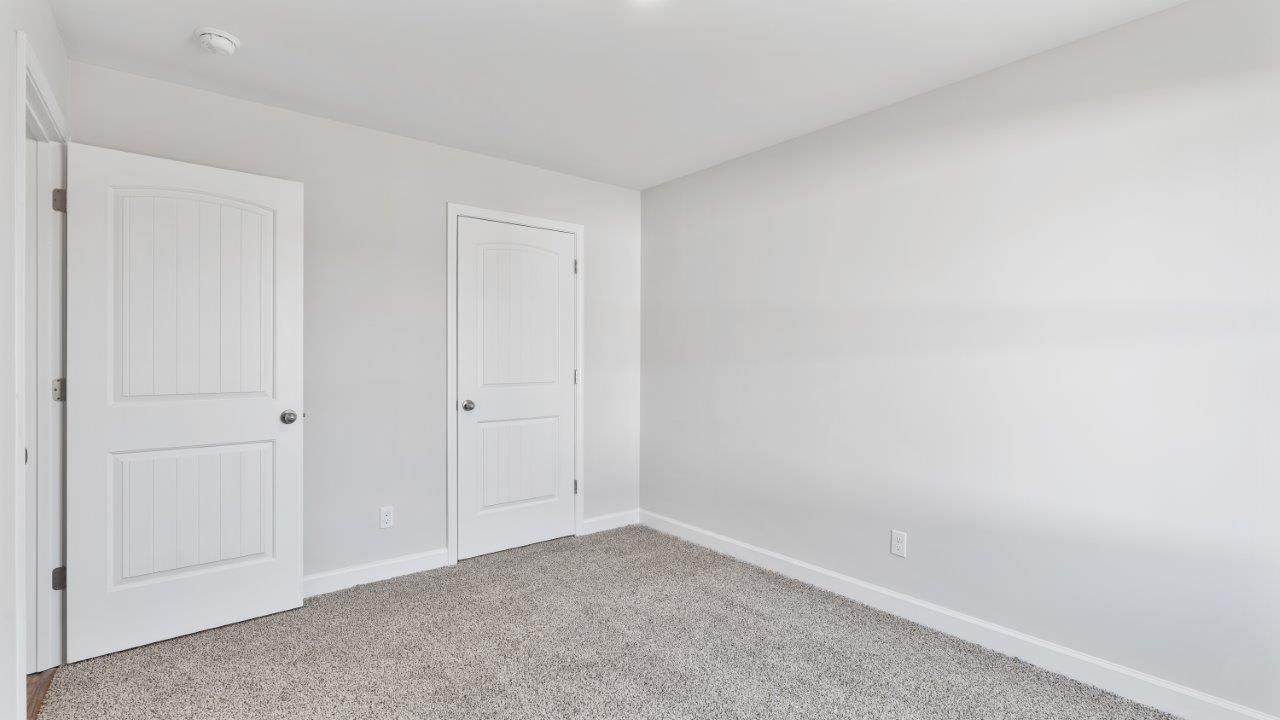 Mohawk carpeted bedrooms, natural lighting, new construction home