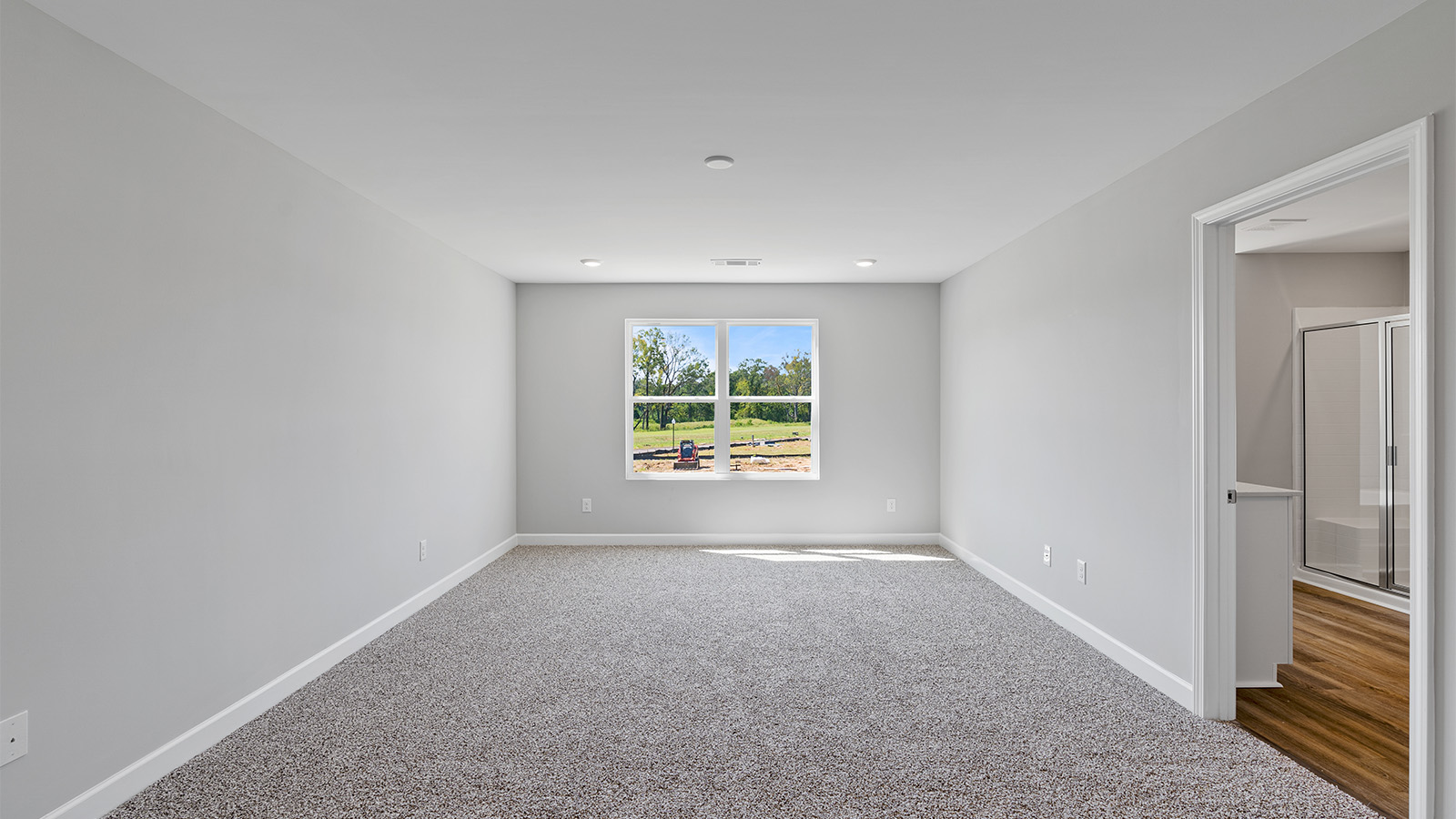 Mohawk carpeted bedrooms, natural lighting, new construction home