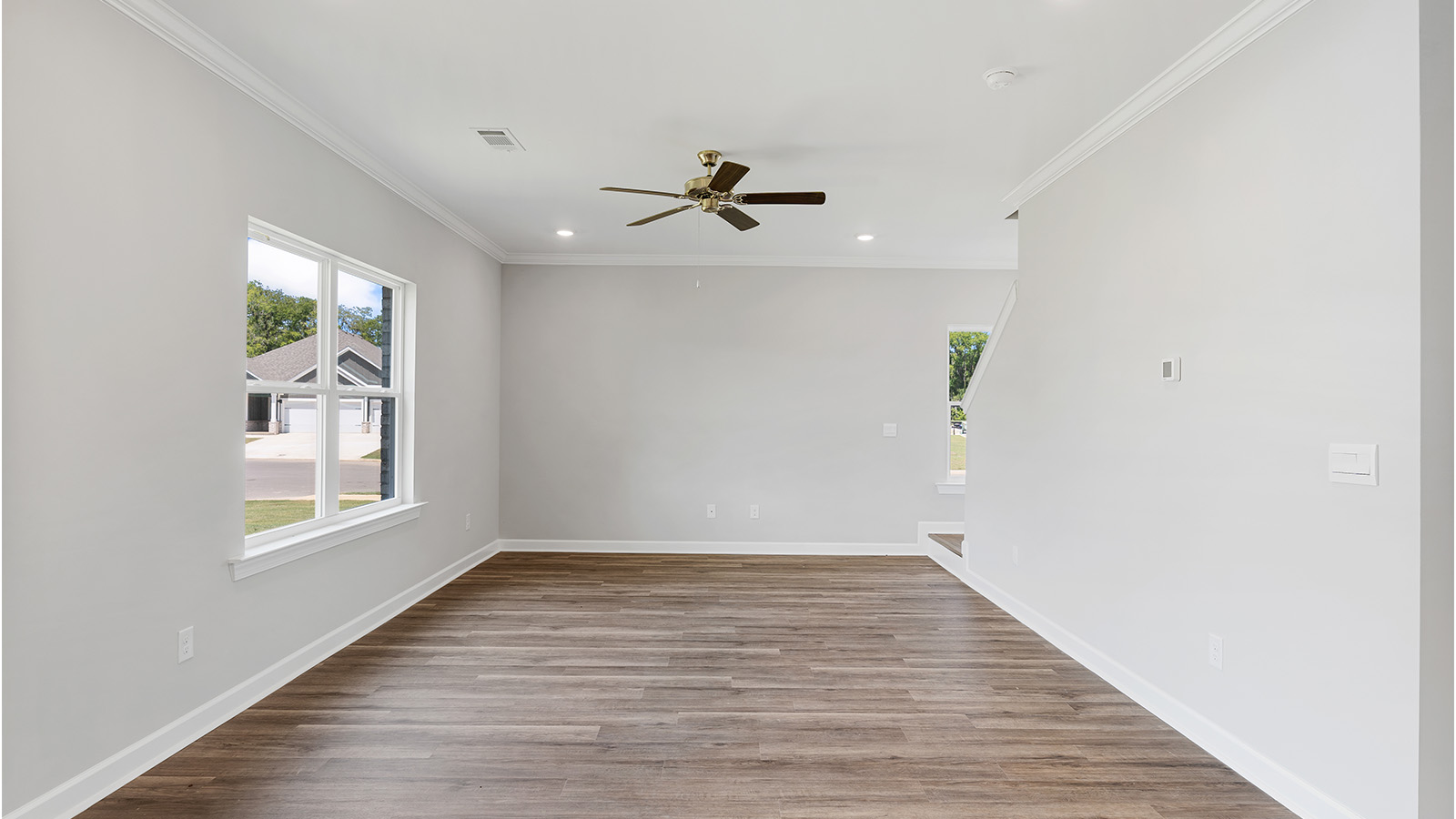 luxury vinyl plan flooring, natural light