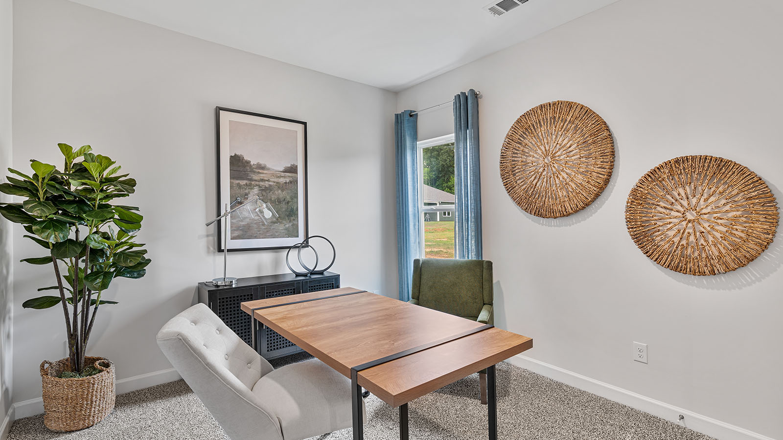 Mohawk carpeted bedrooms, natural lighting, new construction home