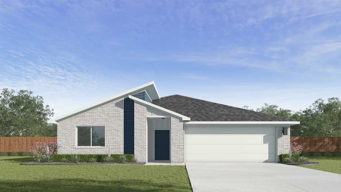 Southgrove Front Exterior Rendering - Elevation M