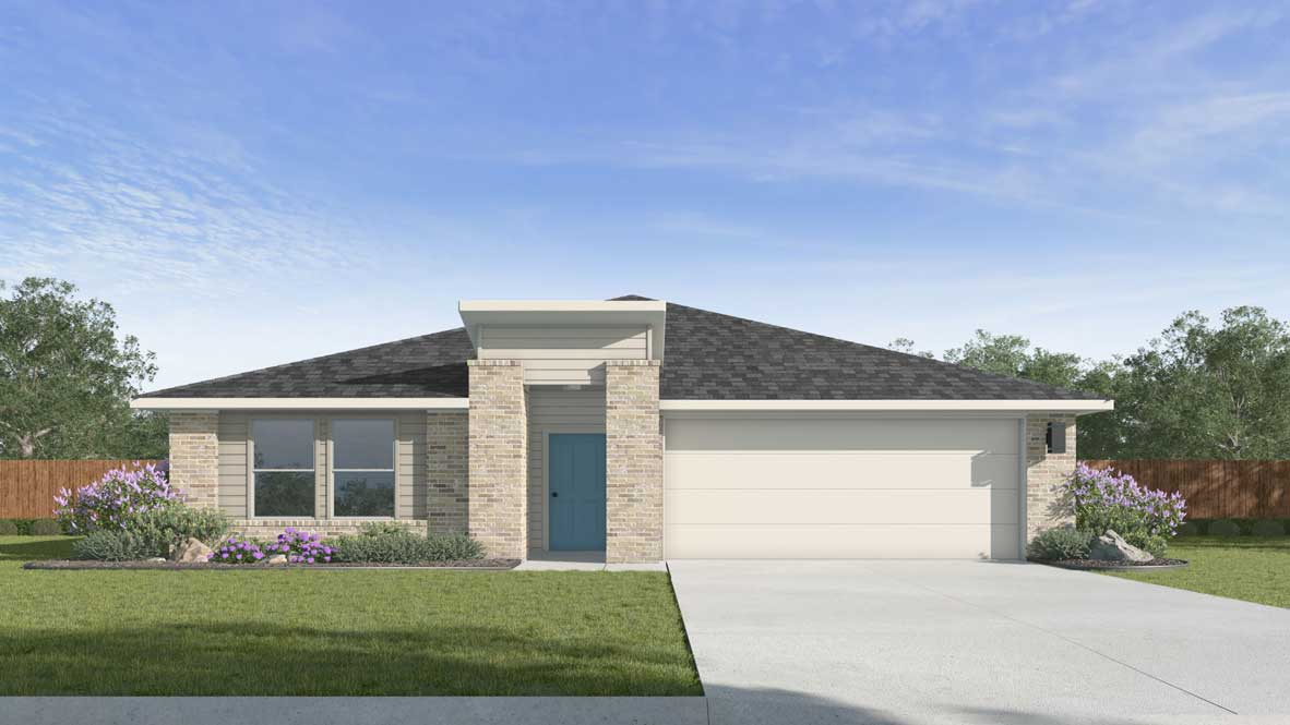 Southgrove Front Exterior Rendering - Elevation N