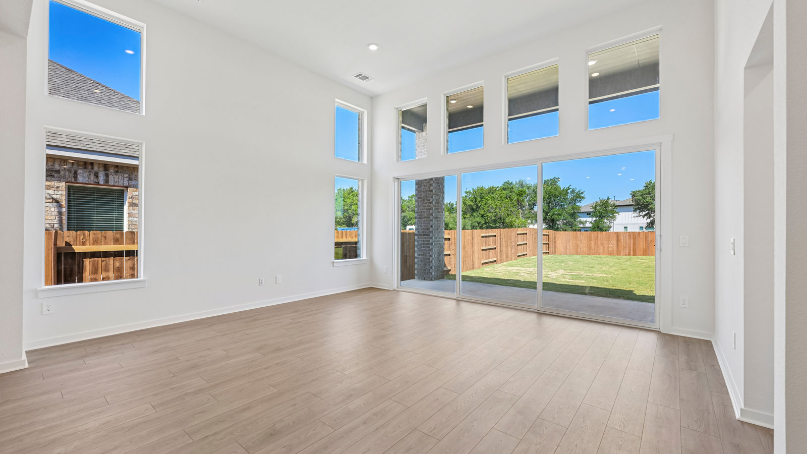 Edinburg Open Concept Livingroom with Large Windows