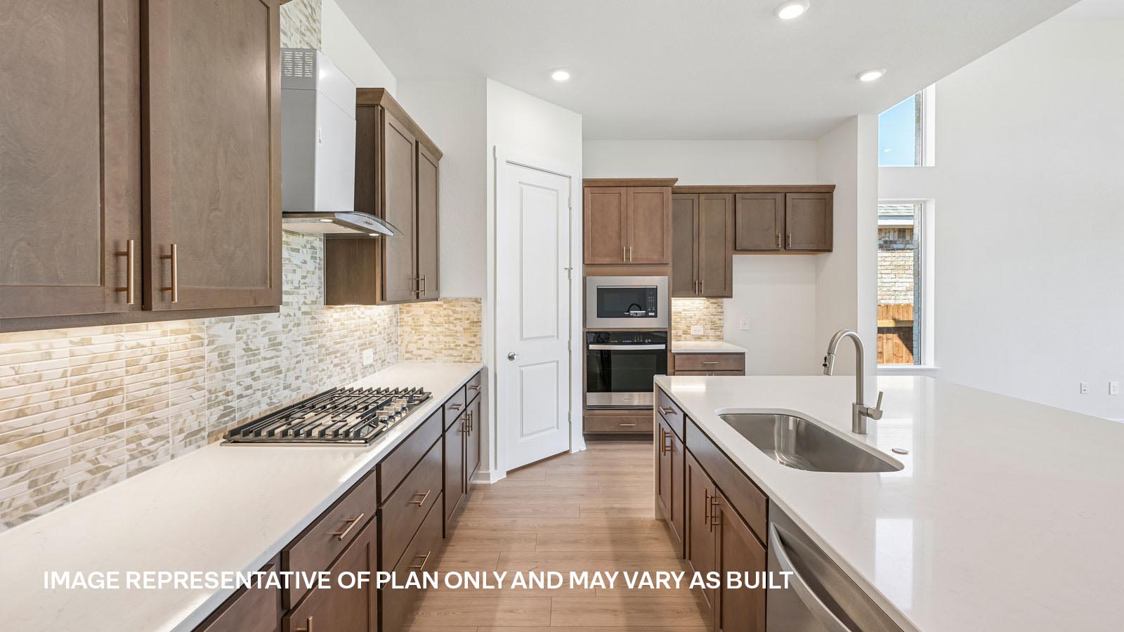 Edinburg Modern Kitchen with Island