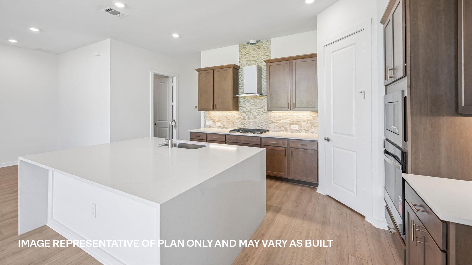 Edinburg Modern Kitchen with Island