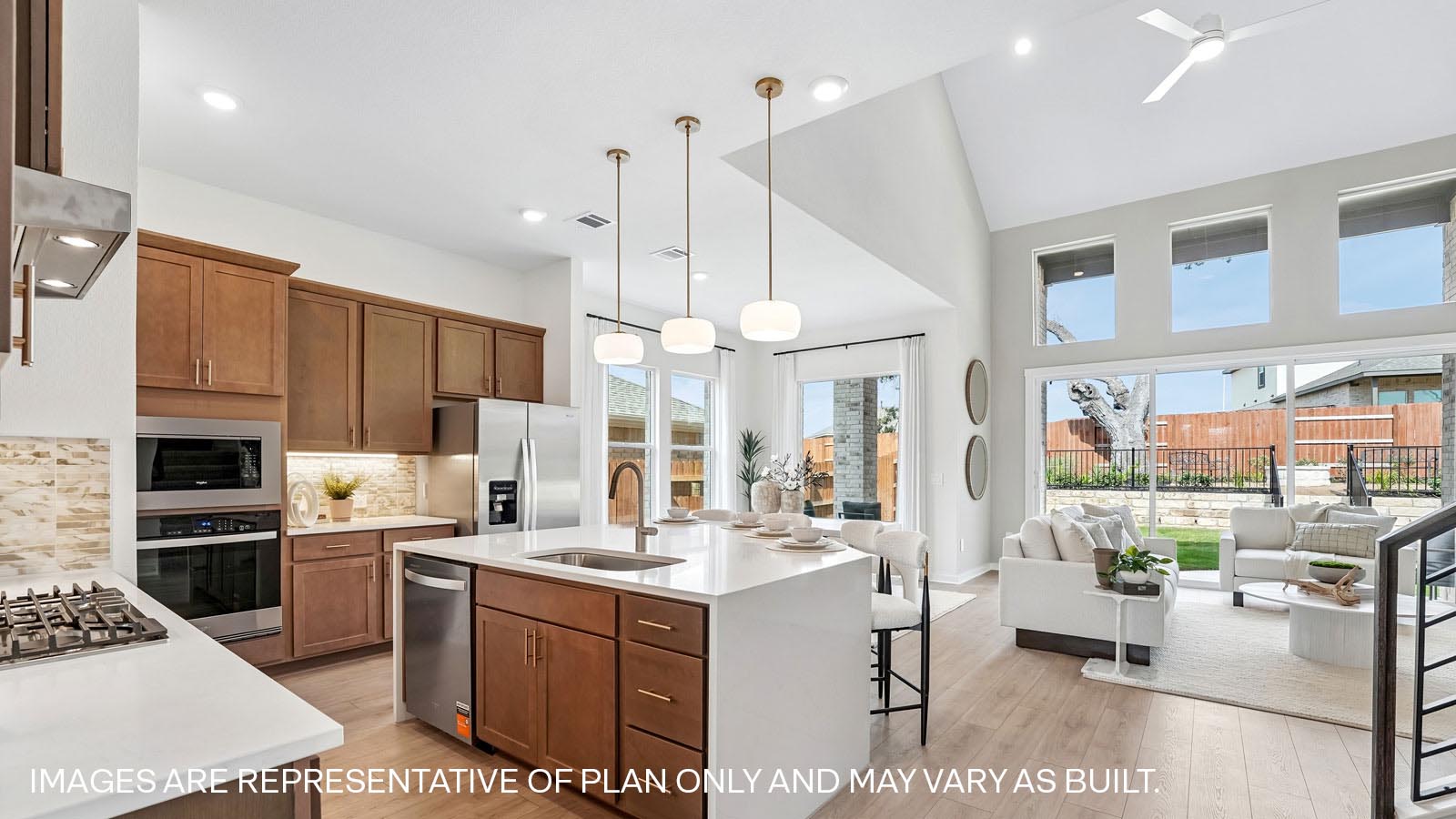 Garrett Spacious Kitchen with Large Island