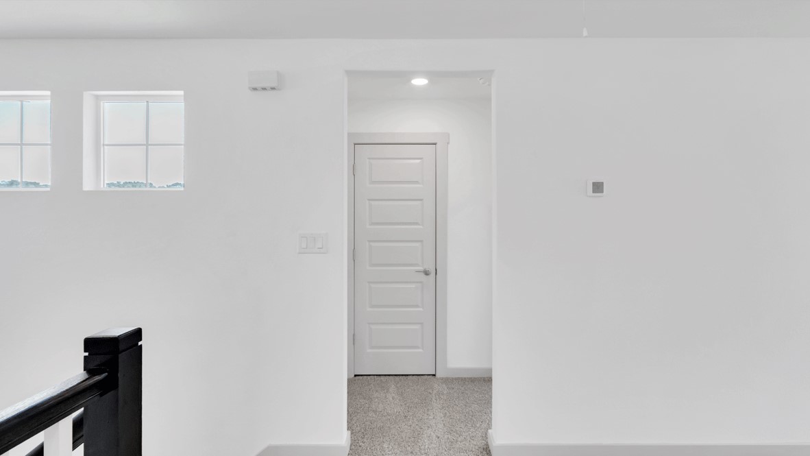 Primary suite closet in D.R. Horton’s Thunder Rock community showing clean layout and generous capacity