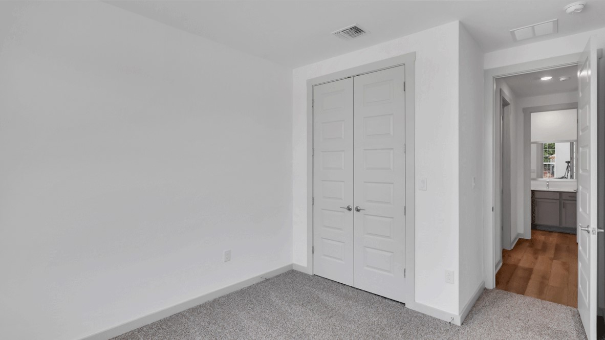 Functional flex space near the main hallway in this D.R. Horton new build home