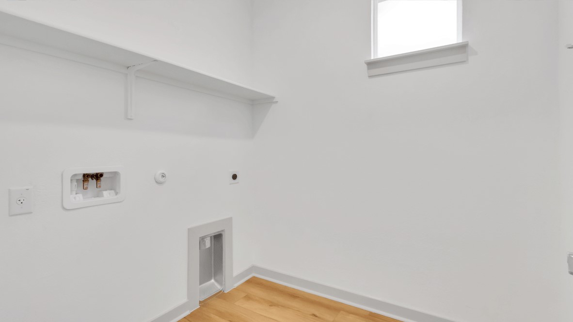 Flex room positioned off the entryway showcasing D.R. Horton’s smart open layout