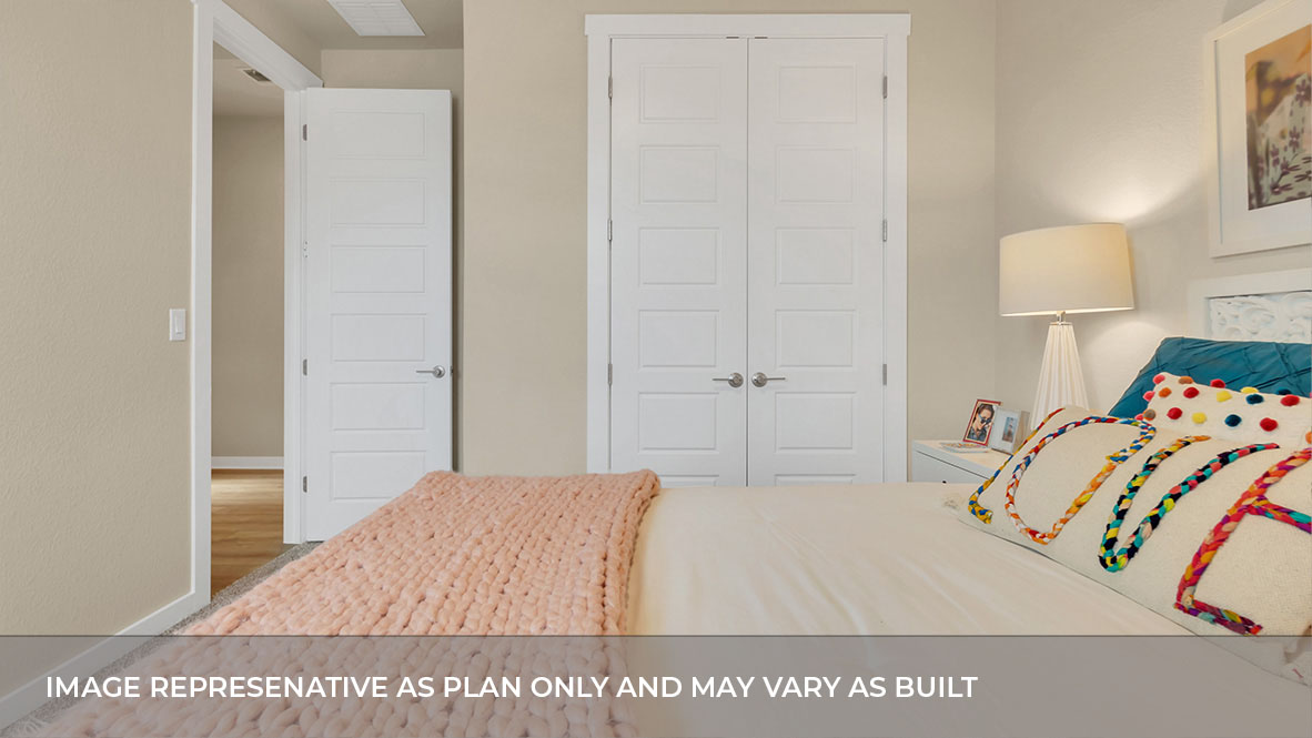 Bedroom 3, flex-office, study, library, entertainment, game, craft room Rosenbusch Ranch By D.R. Horton