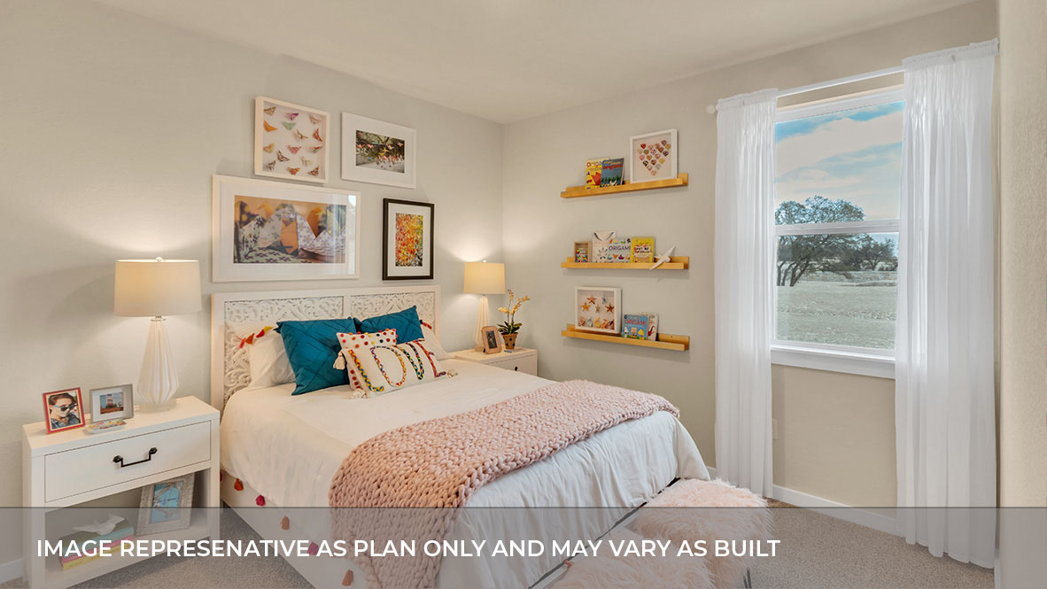 Bedroom 2, flex-office, study, entertainment, game, craft or kids room options By D.R. Horton new home