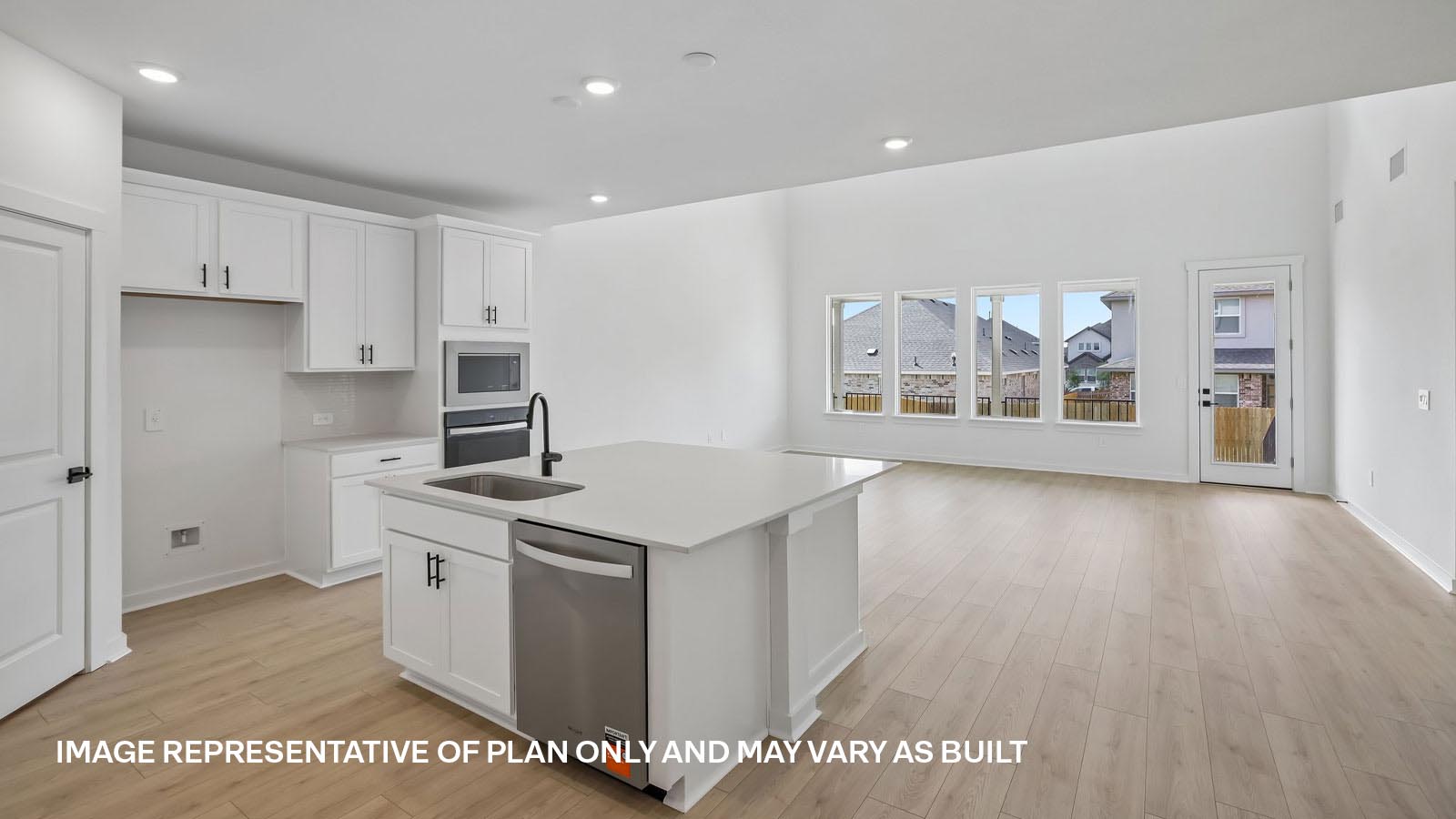 Parker Modern Kitchen with Island