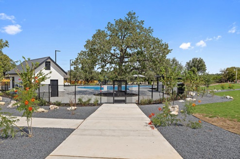 Amenity center at Rosenbusch Ranch in Leander, TX.