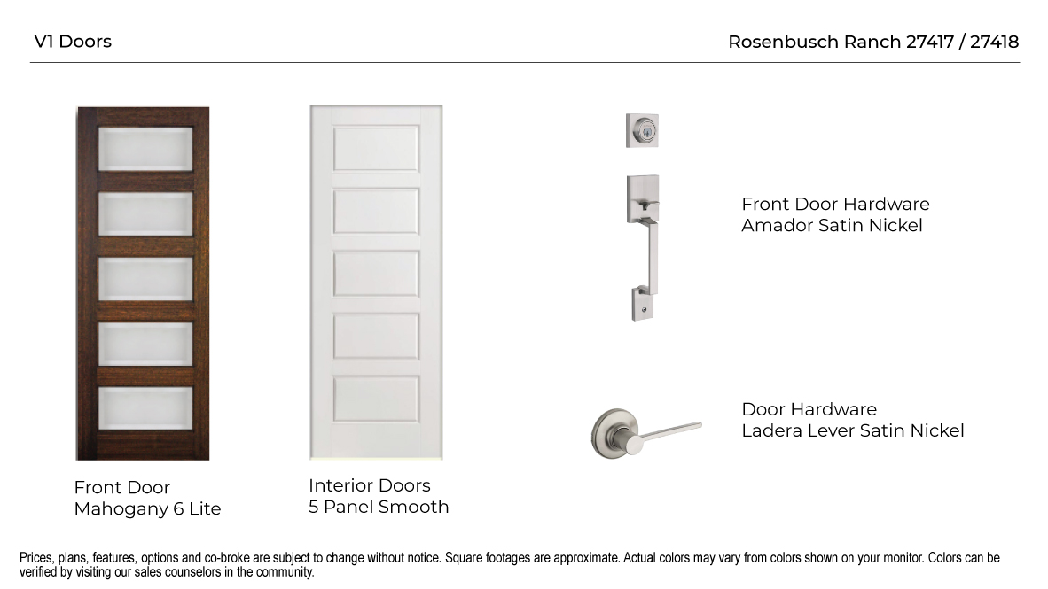 Rosenbusch Door Selection