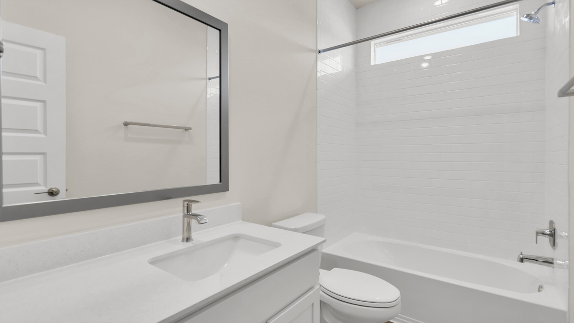 Multi-use bedroom, flex, office, study, craft, entertainment game room in D.R. Horton's new stylish construction home