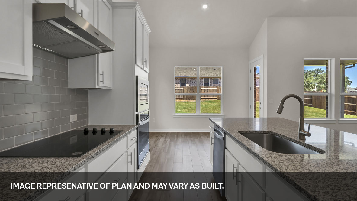 Top-of-the-line applances in kitchen.