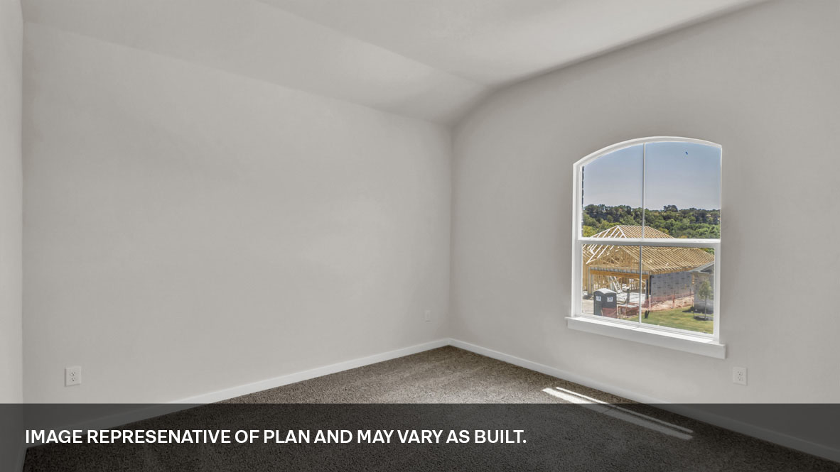 Bedroom 3 located upstairs with window.