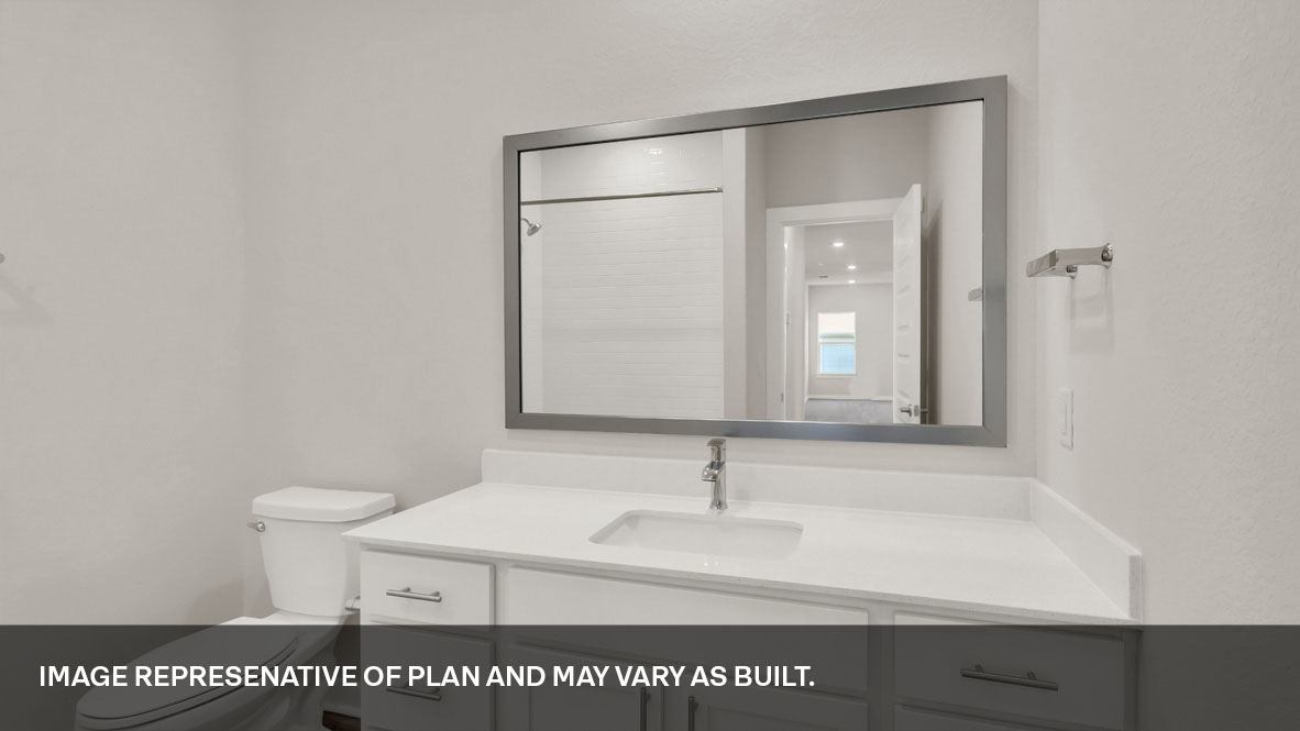 Bathroom 3 with double vanity sink.