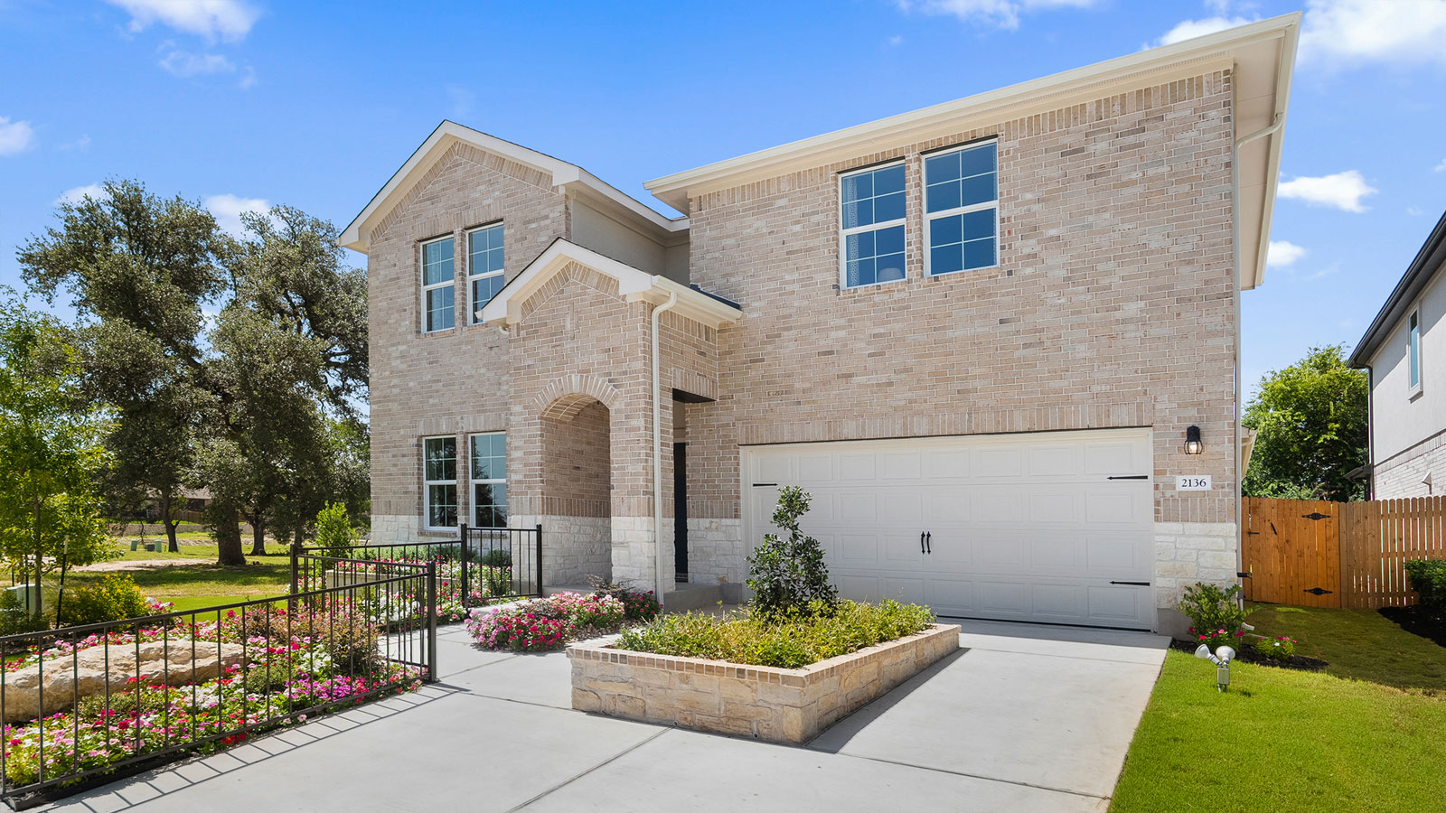 Exterior of the Quincy floorplan at Rosenbusch Ranch