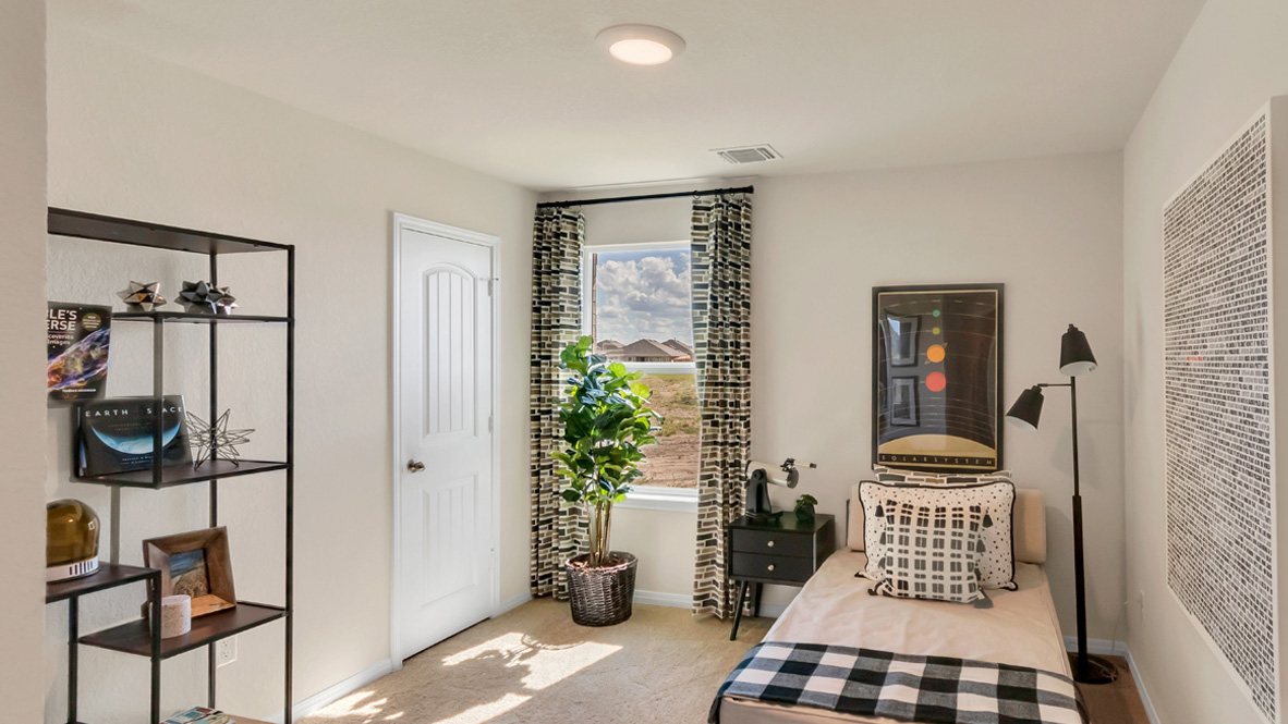 Flex room in this D.R. Horton new home perfect for kids space, gaming, office, library or guest retreat