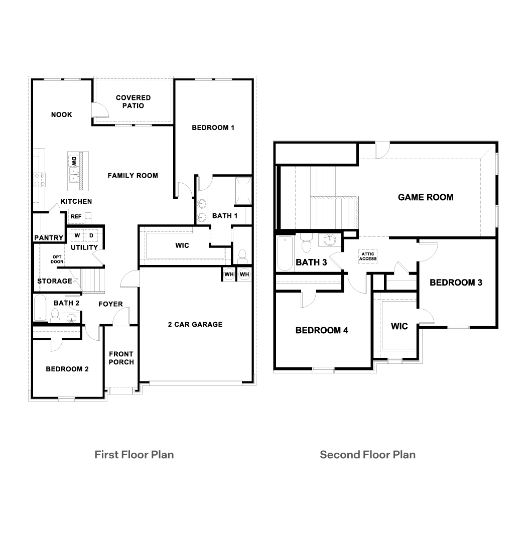 Floorplan for the Naples plan.