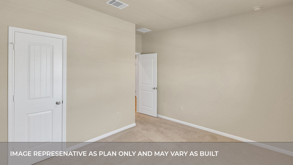 Front entryway and foyer with light hardwood floors with doors to the left and right.