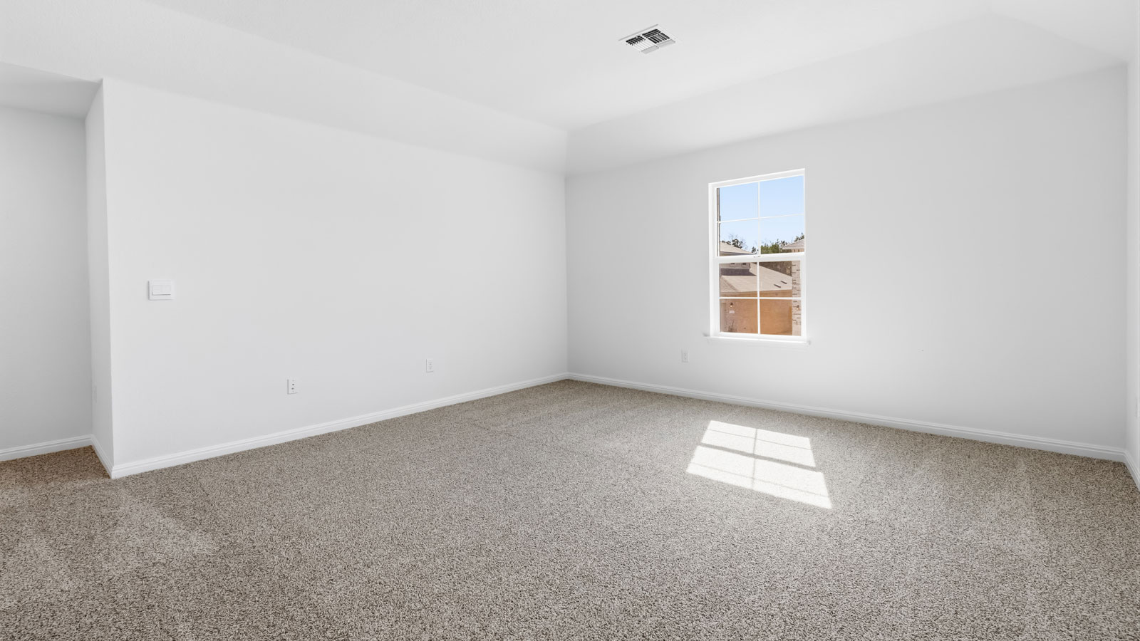Bedroom 2 with window.