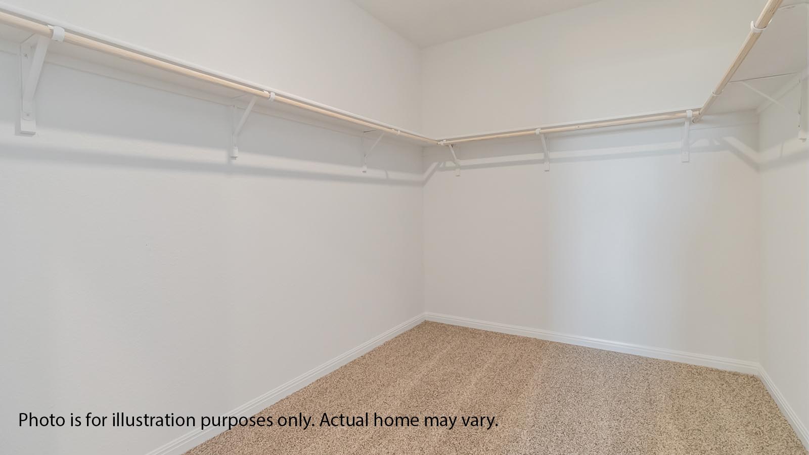Primary walk-in closet