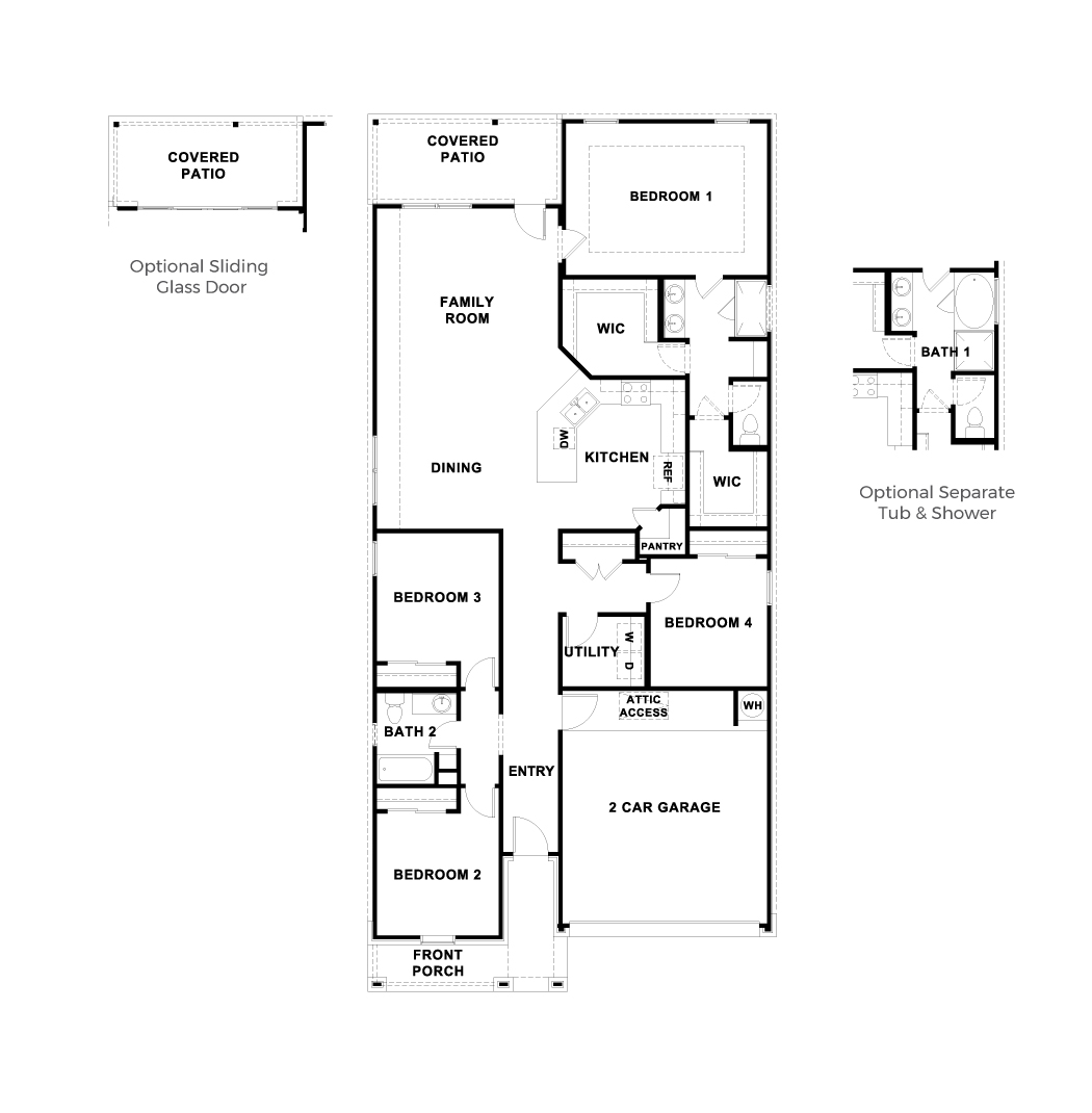 The Reagan floor plan at Riverview