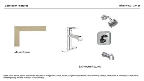 Riverview Product Package- Bathroom Features