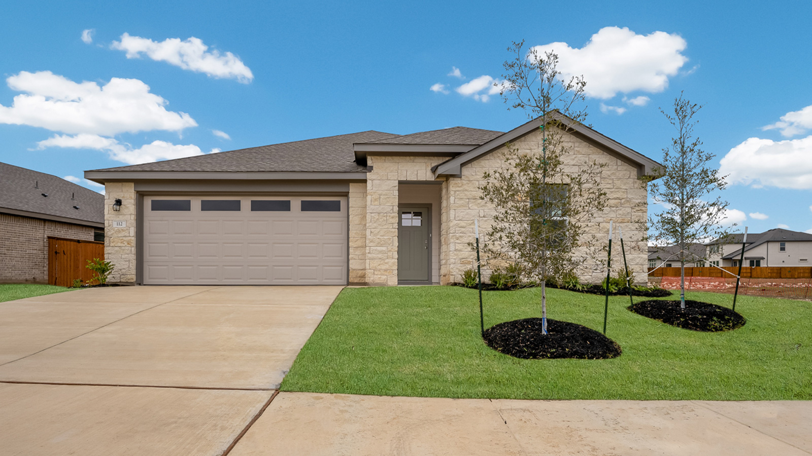 The Lakeway - A Elevation at Riverview in Georgetown, TX.